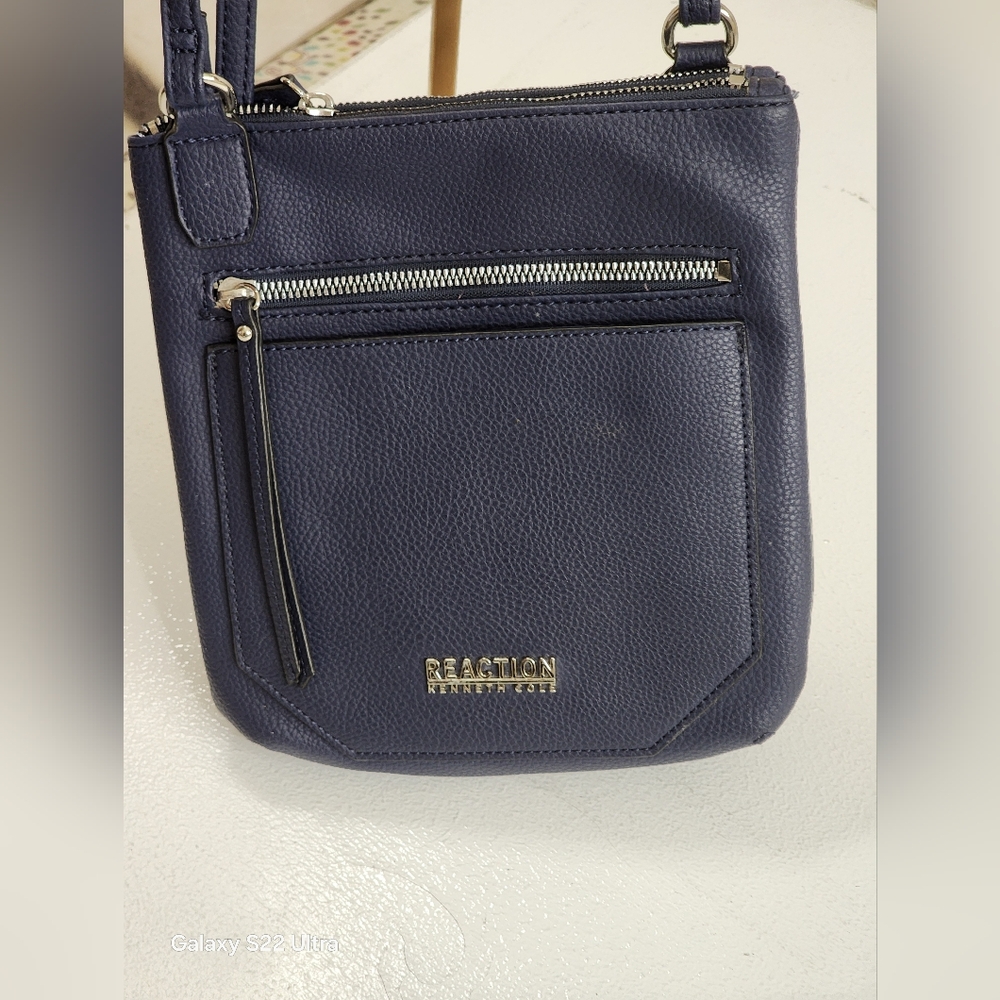 Kenneth Cole Reaction Navy Crossbody Bag